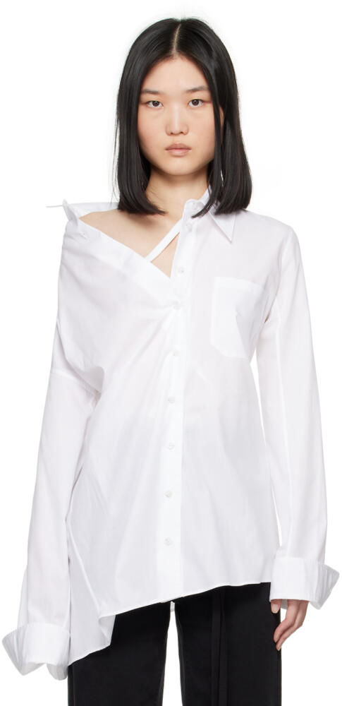 Ann Demeulemeester White Jula Shirt Cover