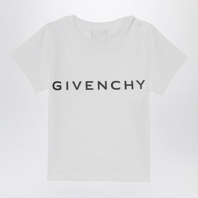 Givenchy White cotton T-shirt with logo Cover