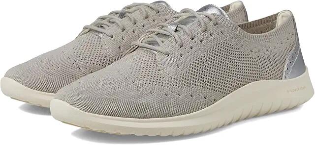 Cole Haan Zerogrand Meritt Stitchlite Oxford (Drzl Knit/Silvr Leather) Women's Flat Shoes Cover