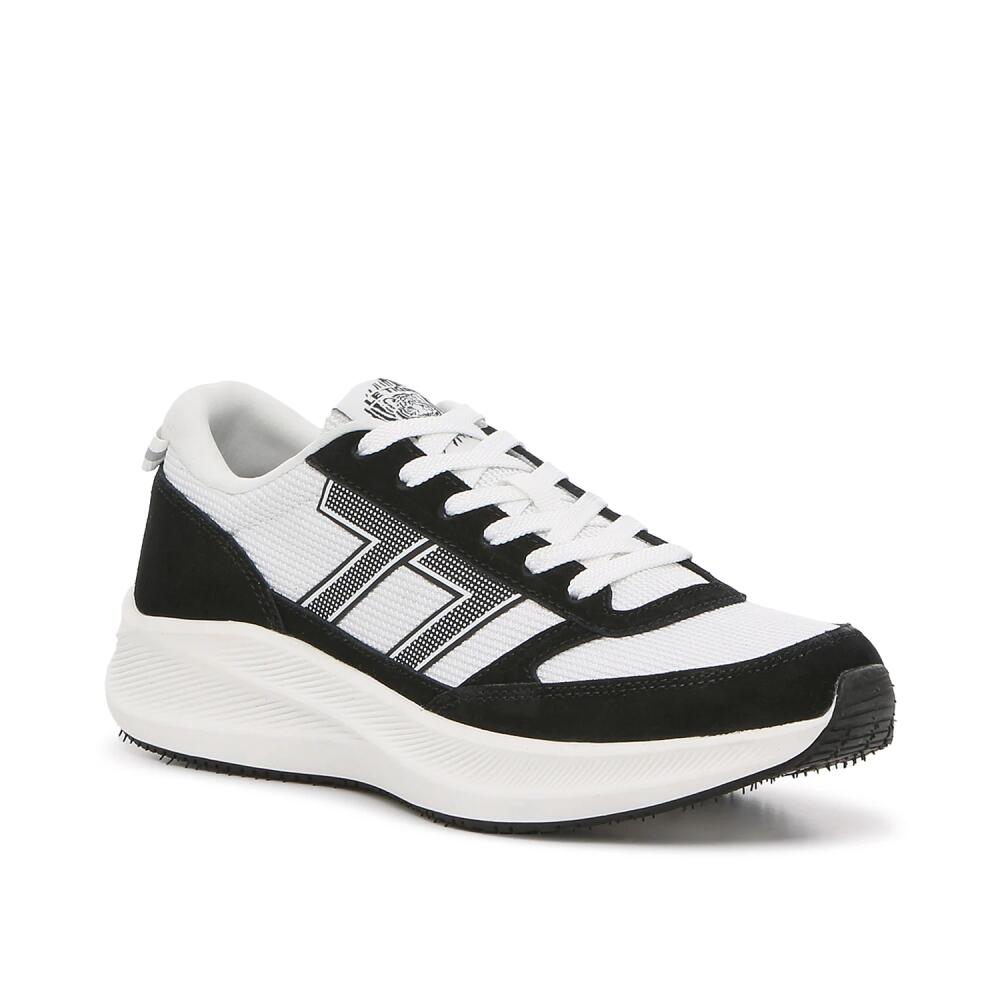 Le TIGRE Loughlin Sneaker | Men's | White/Black Cover