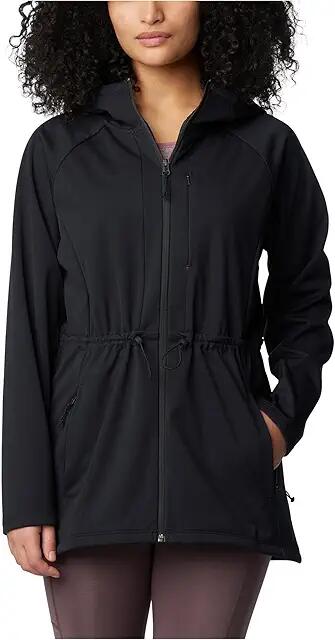 Columbia Flora Park II Softshell Jacket (Black) Women's Coat Cover