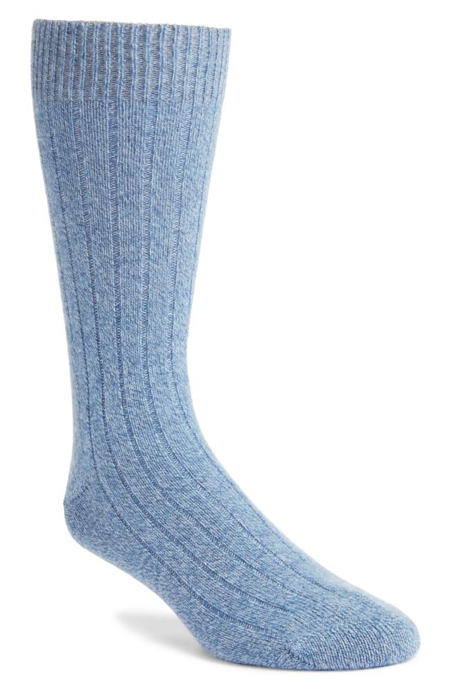 Pantherella Waddington Cashmere Blend Dress Socks in Denim Chine Cover