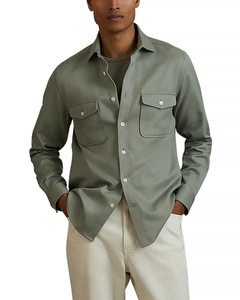 Reiss Arlo Textured Overshirt Cover