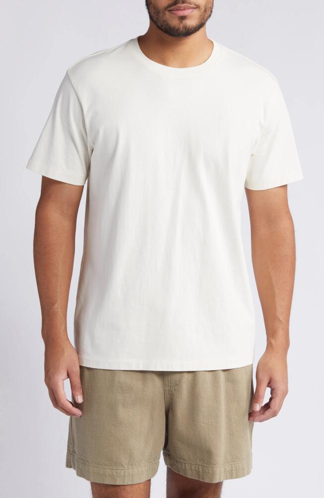 FRAME Logo Cotton T-Shirt in White Canvas Cover