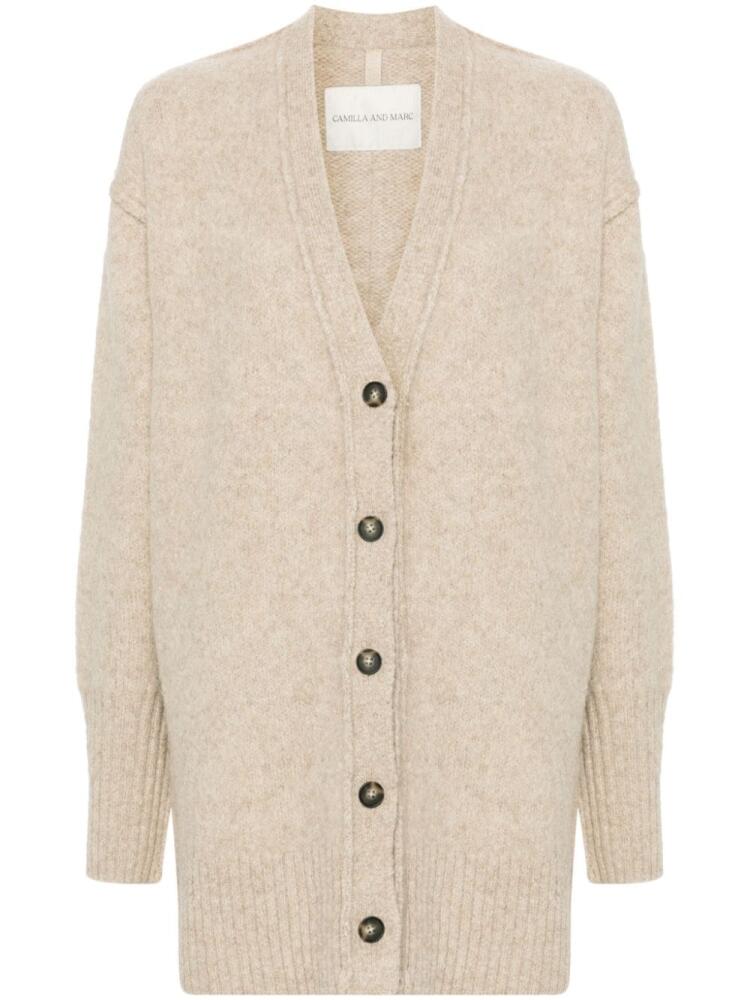 CAMILLA AND MARC Andes brushed cardigan - Neutrals Cover