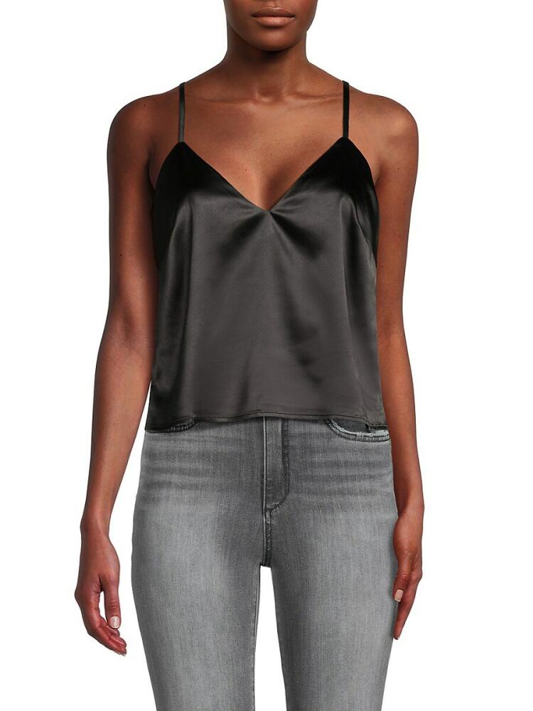 Walter Baker Women's Hollis Satin Tank Top - Black Cover