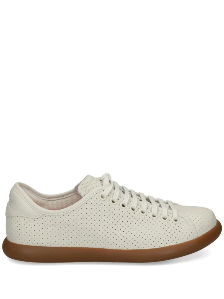 Camper perforated lace-up sneakers - White Cover