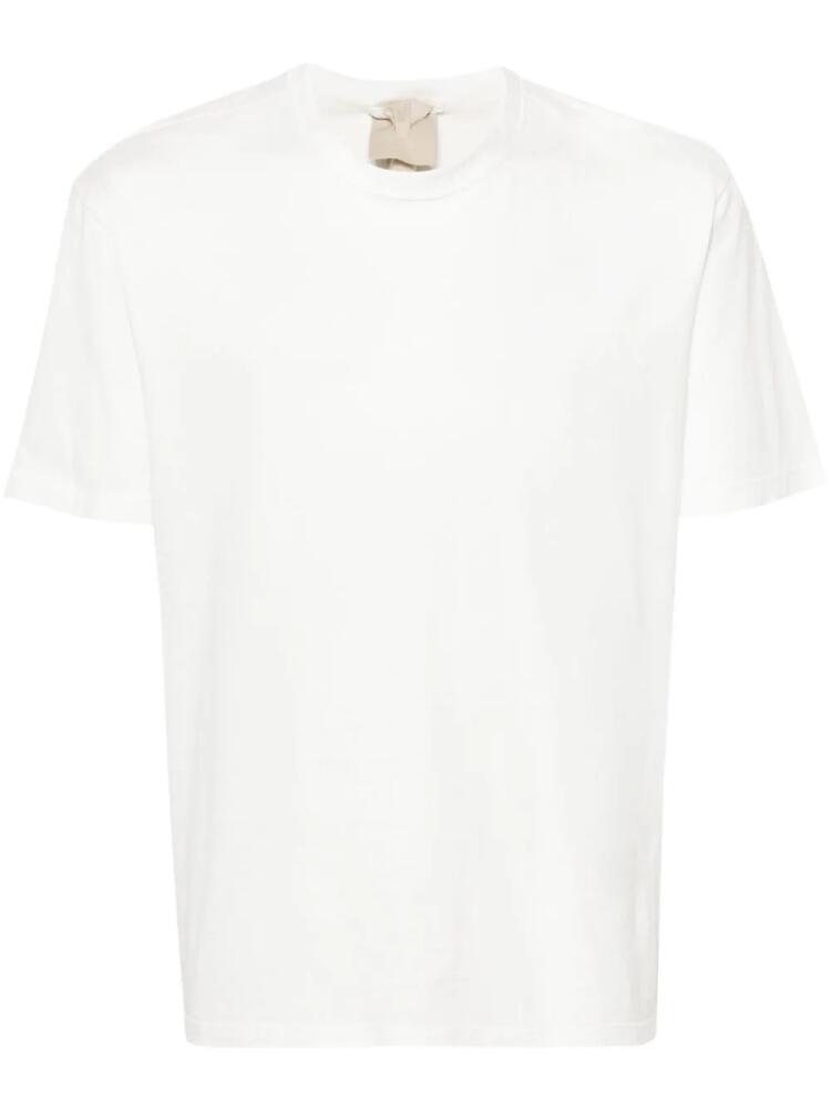 Ten C logo-patch cotton T-shirt - White Cover