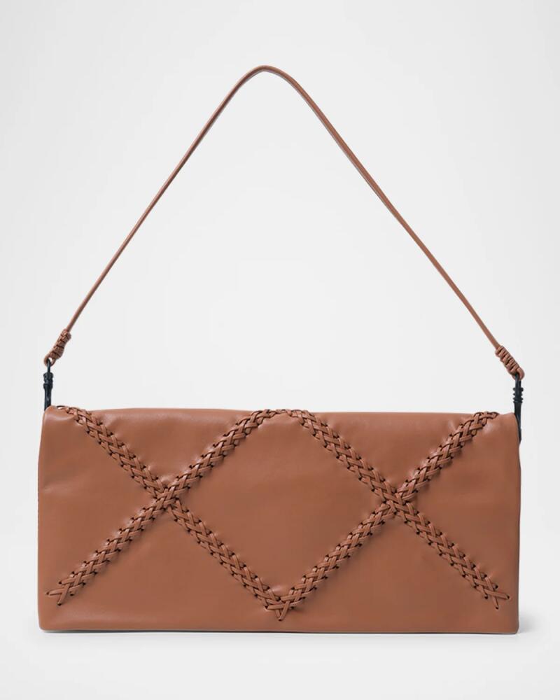 Callista Fold-Over Flap Leather Shoulder Bag Cover