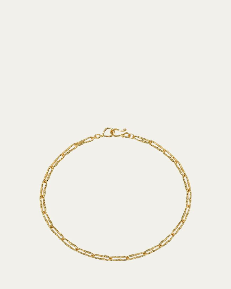 Alexis Bittar Brut Gold Twisted Link Necklace, 16"L Cover