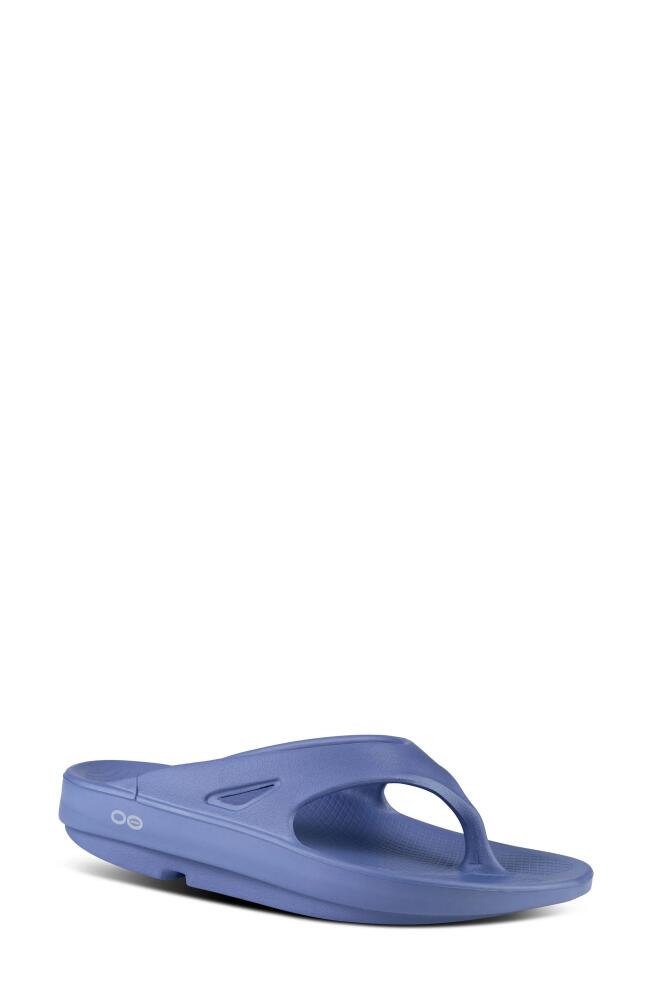 Oofos Gender Inclusive OOriginal Sandal in Waterdrop Cover