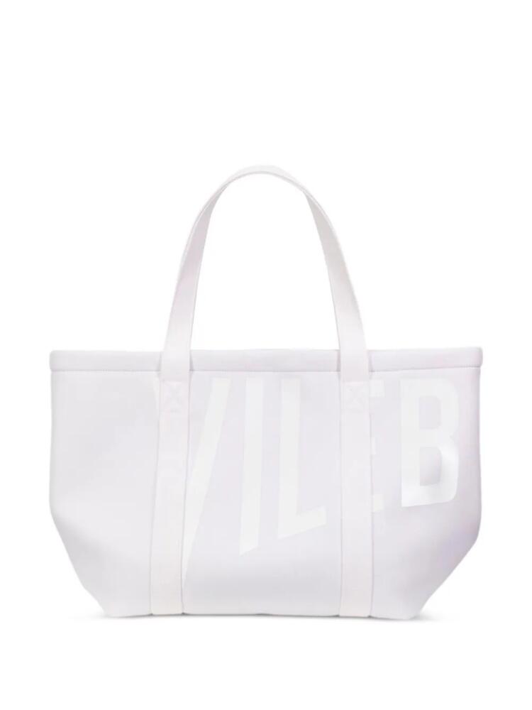 Vilebrequin Bagsib logo-print tote bag - White Cover