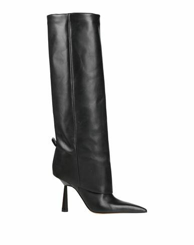 Gia / Rhw Woman Boot Black Soft Leather Cover