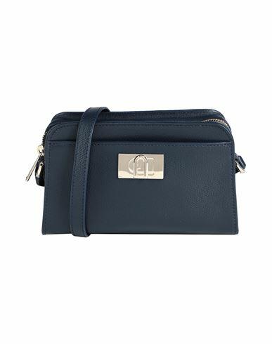 Furla Furla 1927 Mini Crossbody C. ca Woman Cross-body bag Navy blue Leather Cover