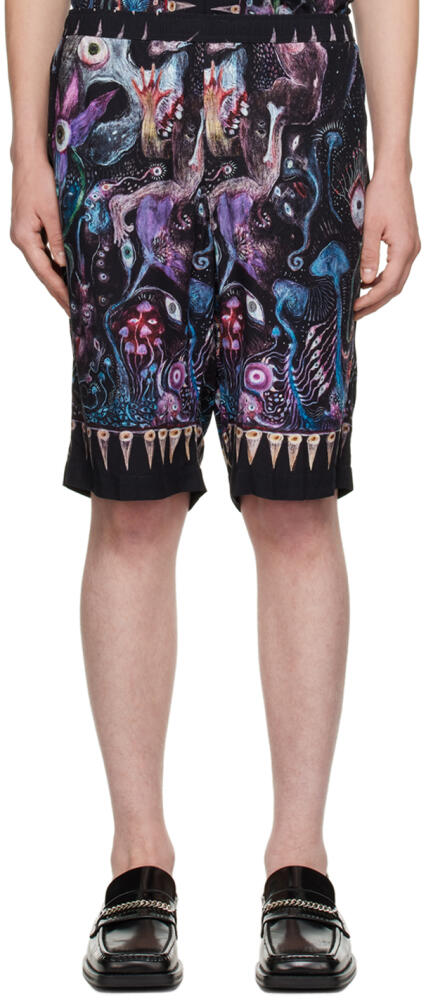 Endless Joy Black Altered States Board Shorts Cover