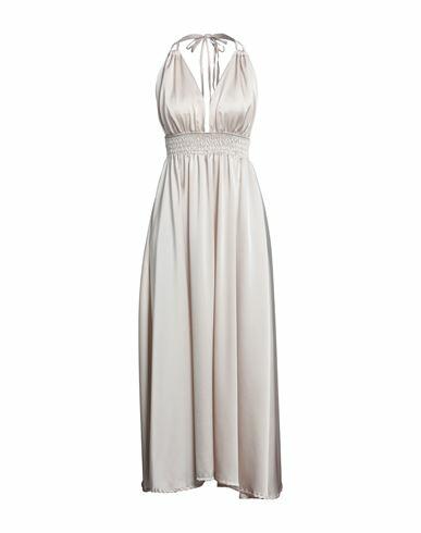 Berna Woman Maxi dress Beige Polyester Cover