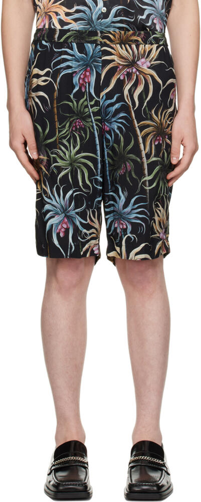 Endless Joy Black Night Palm Board Shorts Cover