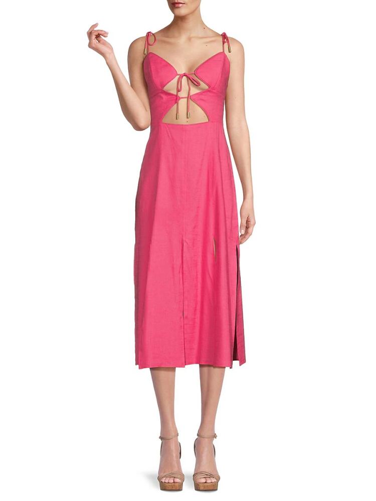 Cult Gaia Women's Liv Cut Out Midi Dress - Sangria Cover