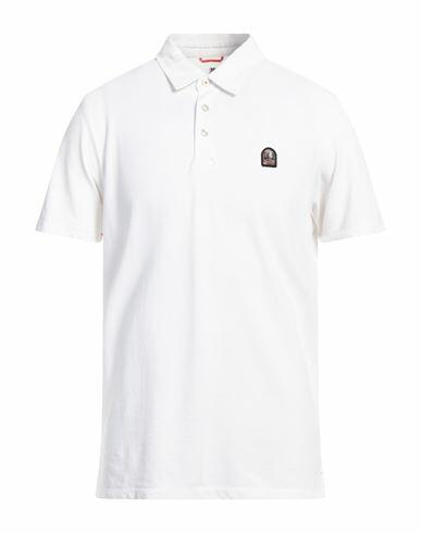 Parajumpers Man Polo shirt Off white Cotton Cover