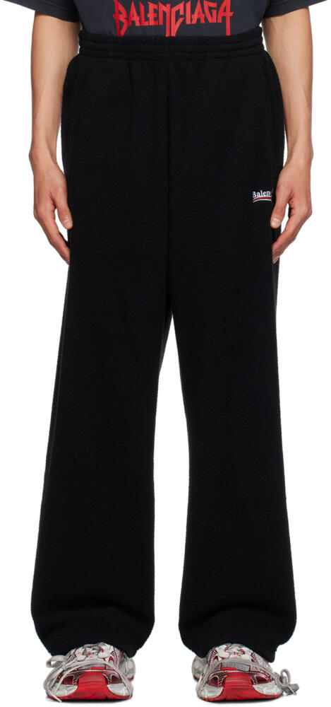 Balenciaga Black Political Campaign Sweatpants Cover