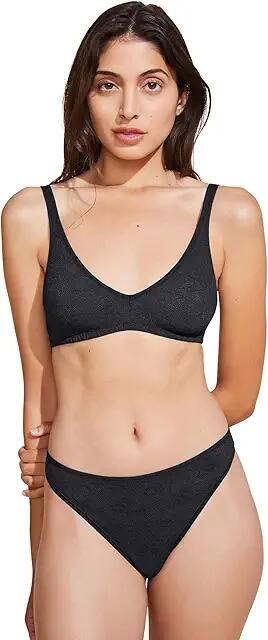 Eberjey Soft Stretch Bralette (Black) Women's Bra Cover