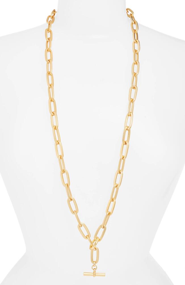 Karine Sultan Long Link Necklace in Gold Cover