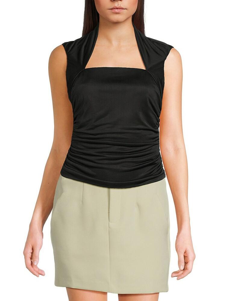 Endless Rose Women's Ruched Top - Black Cover