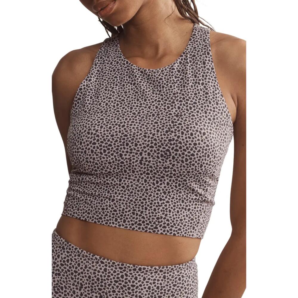 Rhone Revive Print Crop Tank in Taupe Mist Cover