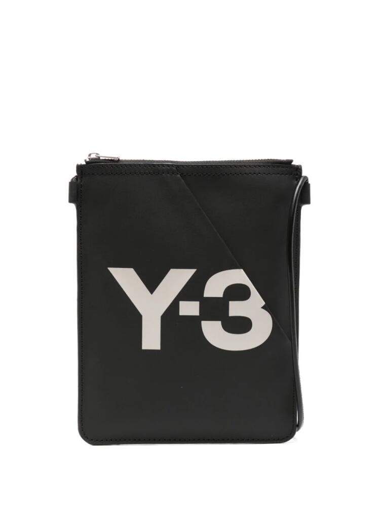 Y-3 logo-print cross body bag - Black Cover