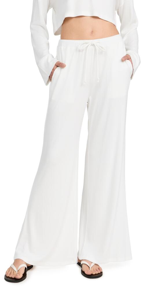 Riot Swim Rory Wide Leg Pants Dove Cover