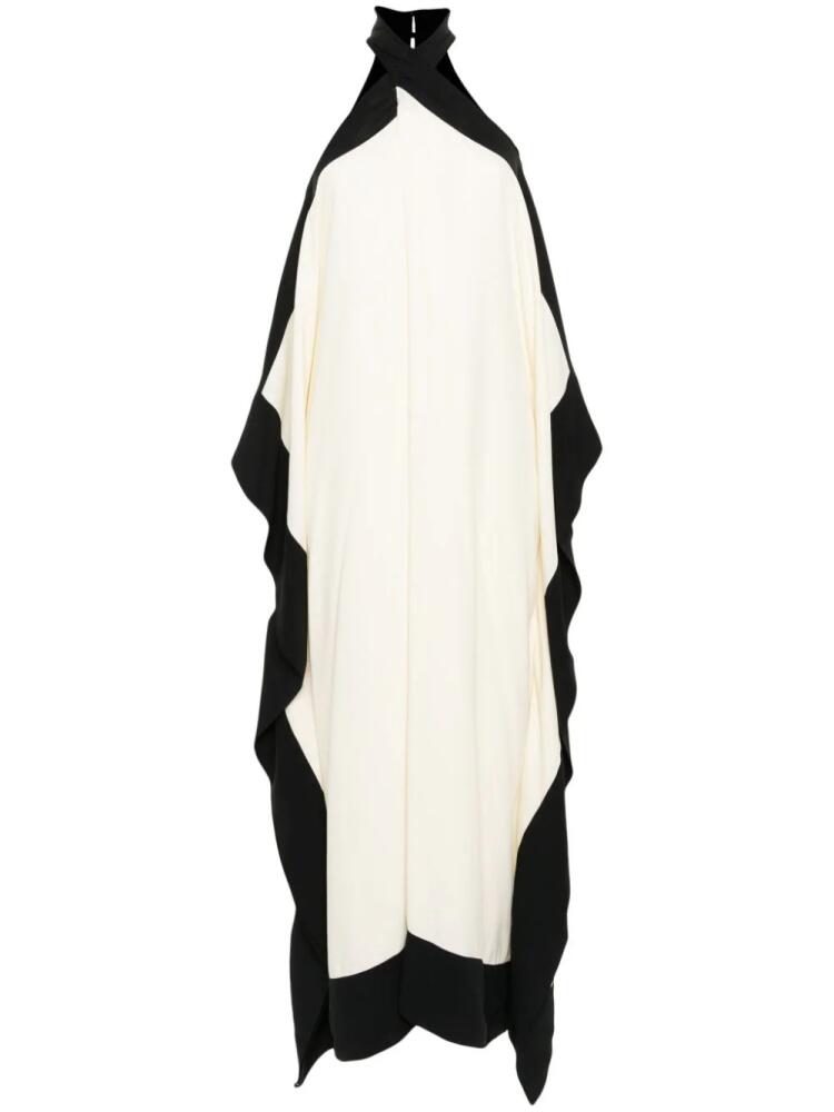 Taller Marmo keyhole-detail long dress - White Cover