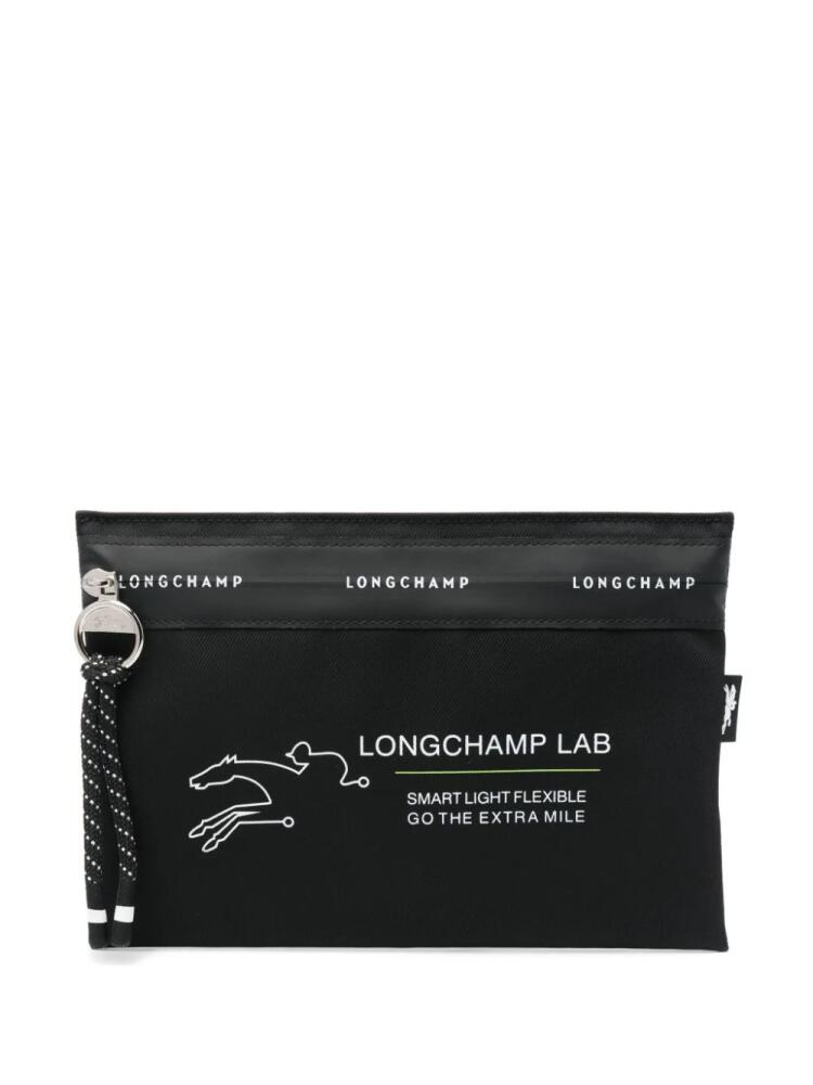 Longchamp x Econyl® Le Pliage Energy document case - Black Cover