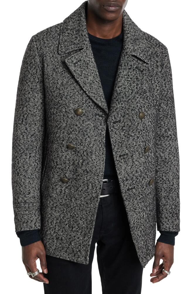 John Varvatos Harden Neppy Peacoat in Black/White Cover