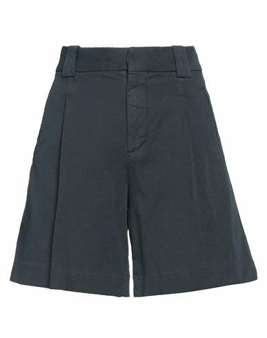 Closed Woman Shorts & Bermuda Shorts Navy blue Cotton, Linen, Lyocell, Elastane Cover