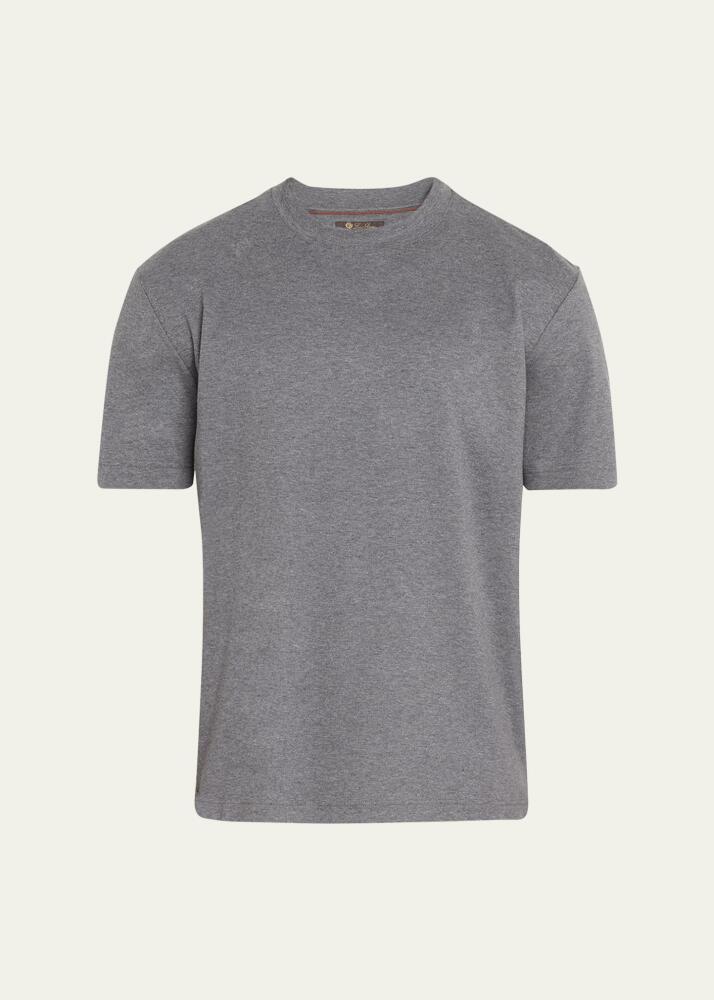 Loro Piana Men's Jersey Cotton Crewneck T-Shirt Cover