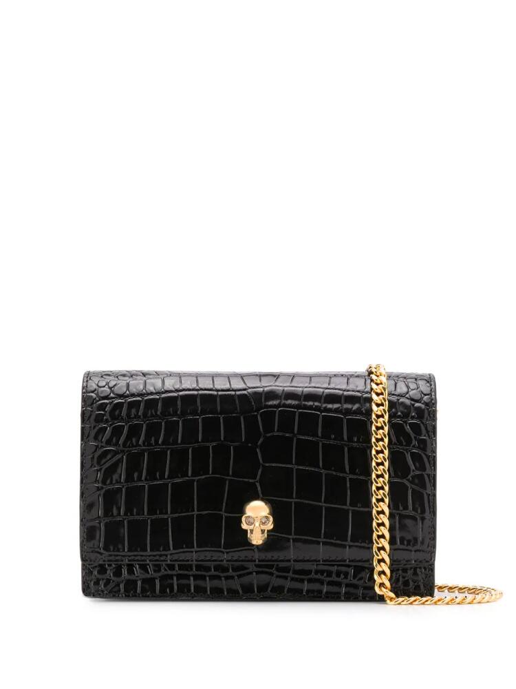 Alexander McQueen mini Skull crossbody bag - Black Cover