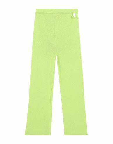 Rinascimento Woman Pants Acid green Cotton, Acrylic Cover