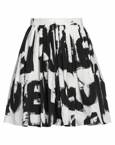 Alexander Mcqueen Woman Mini skirt White Cotton Cover