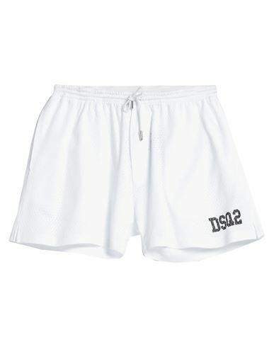 Dsquared2 Man Shorts & Bermuda Shorts White Cotton Cover