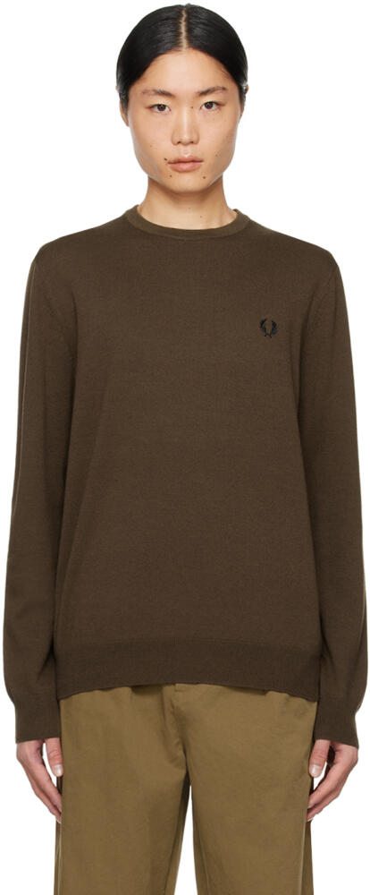 Fred Perry Brown Classic Sweater Cover