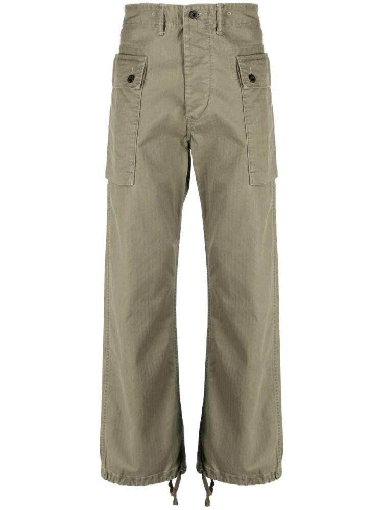 Ralph Lauren RRL Herringbone Field cargo trousers - Green Cover