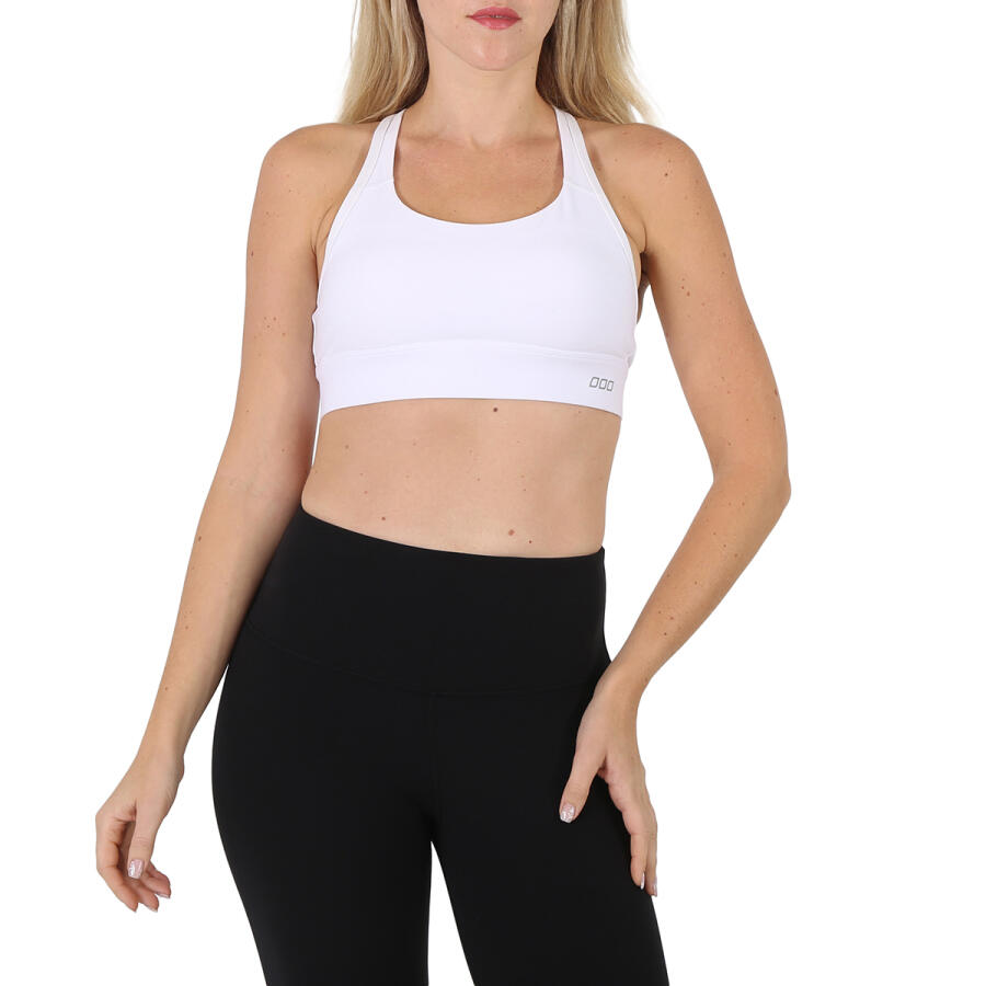 Lorna Jane Ladies White Compress And Compact Sports Bra Cover