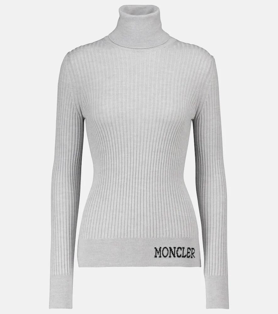 Moncler Ribbed wool turtleneck sweater Cover