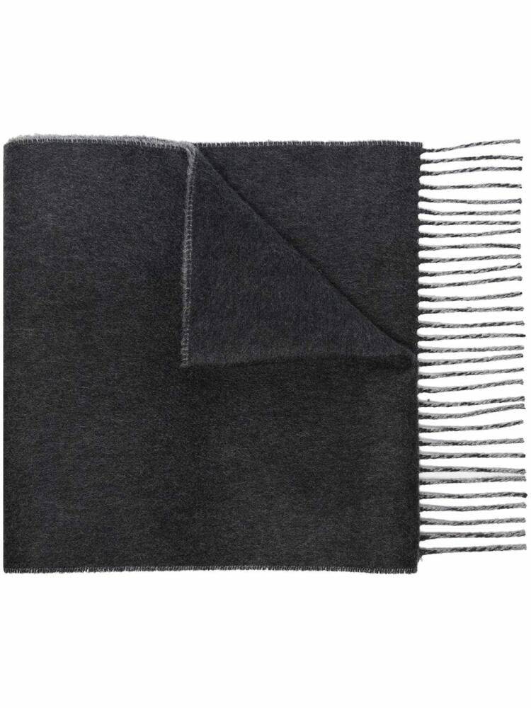 Johnstons of Elgin two-tone cashmere scarf - Grey Cover