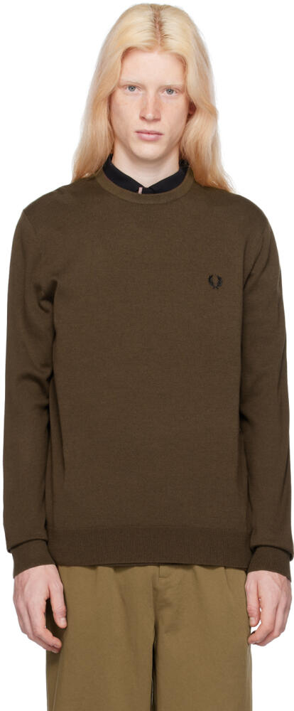 Fred Perry Brown Classic Sweater Cover