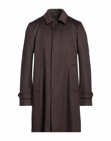 Herno Man Coat Cocoa Virgin Wool, Cashmere Cover