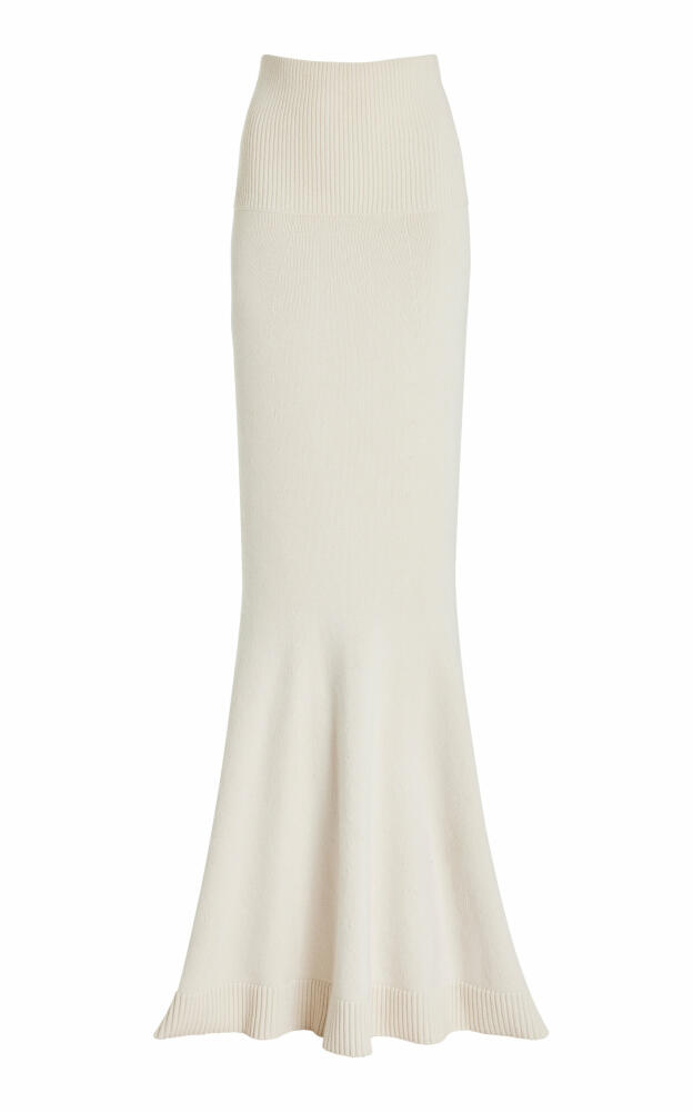 Michael Kors Collection - Knit Cashmere-Blend Maxi Skirt - White Cover