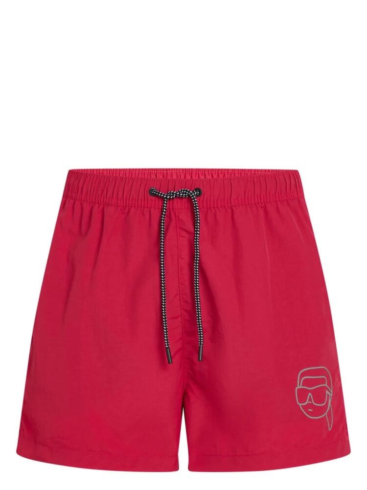 Karl Lagerfeld Ikonik swim shorts - Red Cover