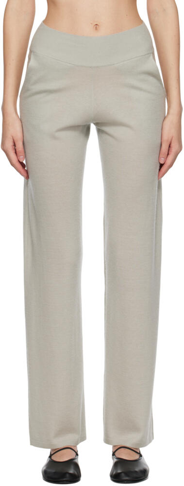 Frenckenberger Gray Straight Lounge Pants Cover