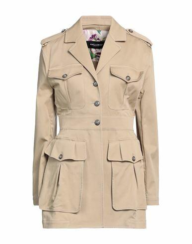 Dolce & gabbana Woman Jacket Beige Cotton, Elastane Cover